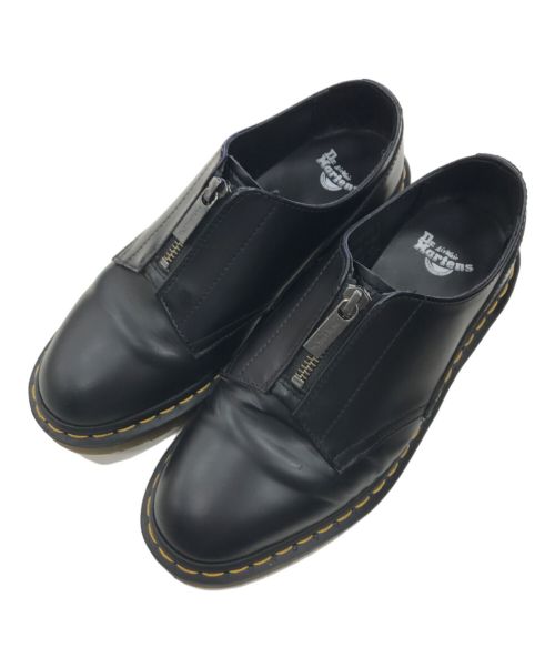 Dr.Martens（ドクターマーチン）Dr.Martens (ドクターマーチン) CULLEN センタージップ レザーシューズ ブラック サイズ:EU37の古着・服飾アイテム