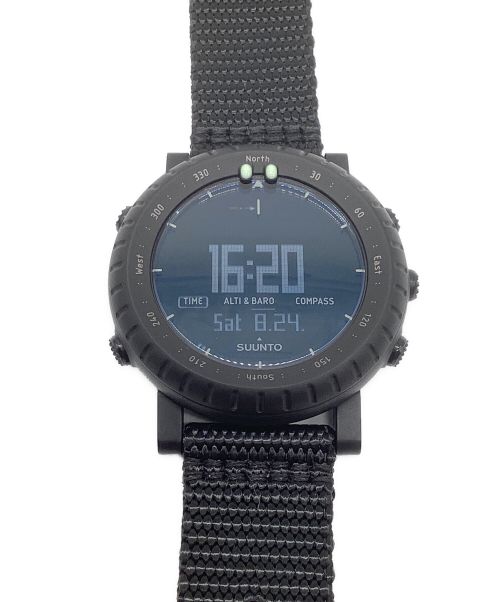 SUUNTO（スント）SUUNTO (スント) CORE ALPHA Stealth / コア アルファ ステルス　クォーツ腕時計　デジタル ブラックの古着・服飾アイテム