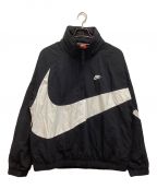 NIKEナイキ）の古着「BIG SWOOSH ANRK JACKET / ビッグ スウォッシュ アノラック ジャケット」｜ブラック