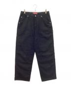 SUPREMEシュプリーム）の古着「Moleskin Double Knee Painter Pant / モールスキンダブルニーペインターパンツ」｜ブラック