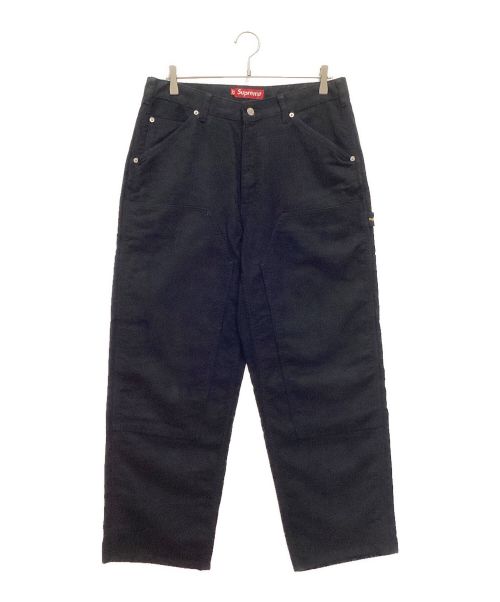 SUPREME（シュプリーム）SUPREME (シュプリーム) Moleskin Double Knee Painter Pant / モールスキンダブルニーペインターパンツ ブラック サイズ:32の古着・服飾アイテム