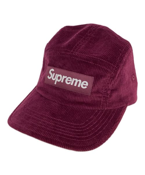 SUPREME（シュプリーム）Supreme (シュプリーム) LORO PIANA (ロロピアーナ) Corduroy Camp Cap/コーデュロイ キャンプ キャップ パープルの古着・服飾アイテム