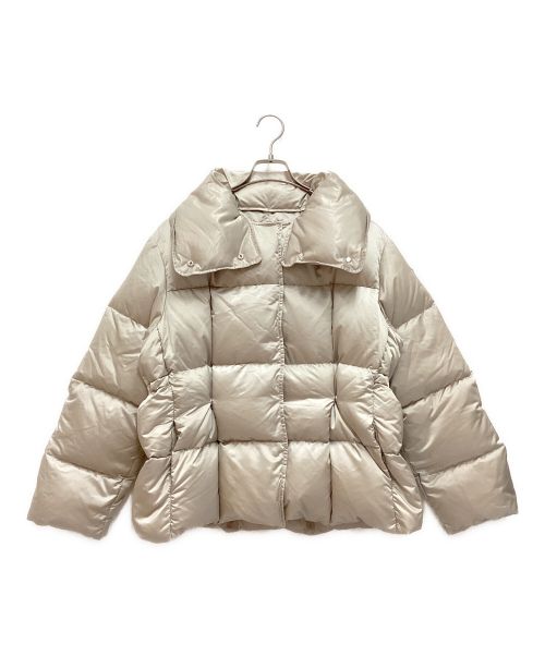 MONCLER（モンクレール）MONCLER (モンクレール) ハイネックサテンダウンジャケット　COUA グレーの古着・服飾アイテム