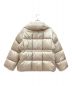 MONCLER (モンクレール) ハイネックサテンダウンジャケット　COUA グレー：90000円