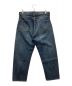 A.PRESSE (アプレッセ) Washed Denim Wide Pants / ウォッシュド デニム ワイド パンツ ブルー サイズ:W32：45000円