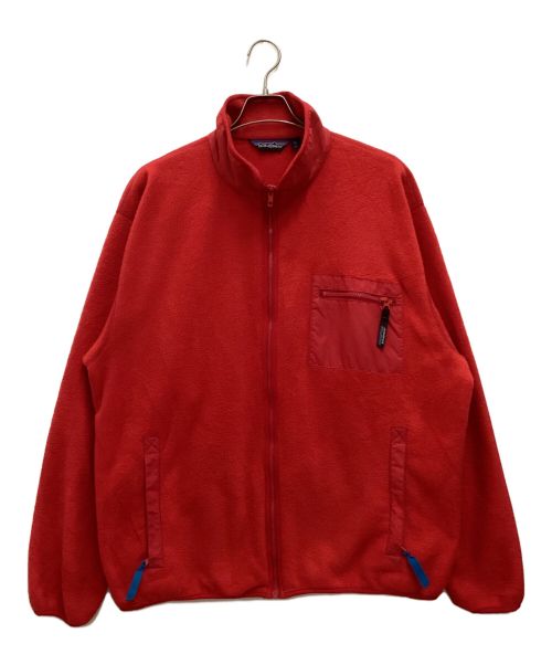 Patagonia（パタゴニア）Patagonia (パタゴニア) 80’sフリースジャケット　三角タグ　USA製 レッド サイズ:XLの古着・服飾アイテム