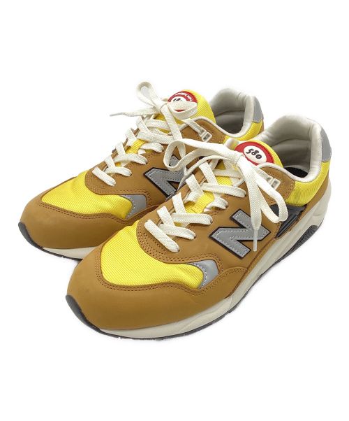 NEW BALANCE（ニューバランス）NEW BALANCE (ニューバランス) スニーカー ブラウン×イエロー サイズ:28.5の古着・服飾アイテム