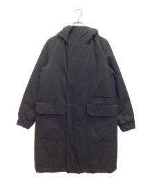 ゴーシュ（ゴーシュ）の古着「Reversible Hooded Down Coat / リバーシブルフーデッドダウンコート」｜ブラック