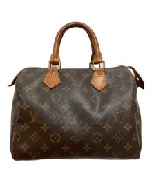 LOUIS VUITTON（ルイ ヴィトン）の古着「ハンドバッグ　ミニボストン　モノグラム　スピーディ25」｜ブラウン