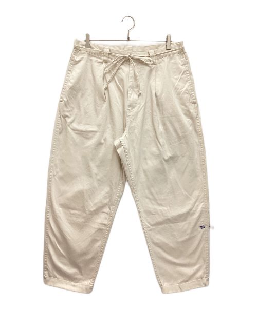 CAHLUMN（カウラム）CAHLUMN (カウラム) Magazine Pocket Chino Pant/マガジンポケットチノパンツ ベージュ サイズ:Lの古着・服飾アイテム