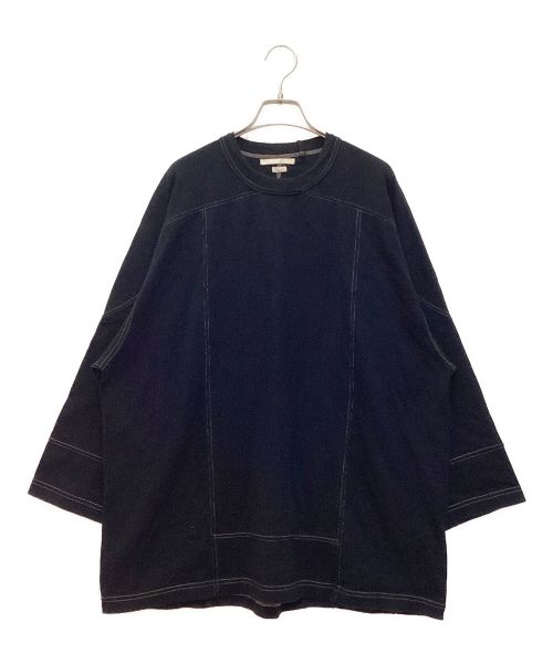 BLURHMS（ブラームス）BLURHMS (ブラームス) Silk Nep Hockey　シルクネップホッケーシャツ　23AW ブラック サイズ:-の古着・服飾アイテム