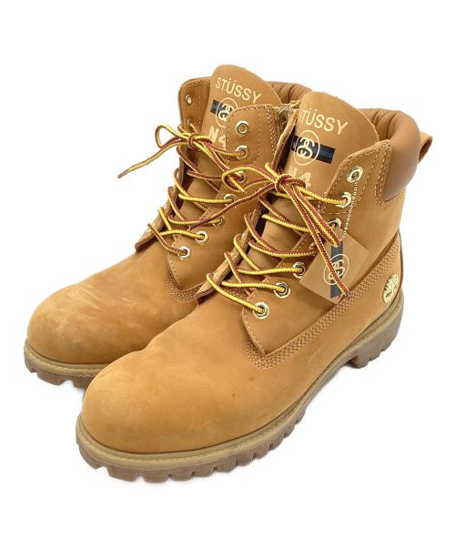 Timberland（ティンバーランド）Timberland (ティンバーランド) stussy (ステューシー) ６インチブーツ ベージュ サイズ:29cmの古着・服飾アイテム