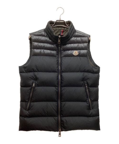 MONCLER（モンクレール）MONCLER (モンクレール) DUPRES GILET デュプレス ジレ 切替ダウンベスト ネイビー サイズ:4の古着・服飾アイテム