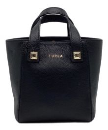 FURLA（フルラ）の古着「アフロディーテミニ　ハンドバッグ　ショルダーバッグ　2WAY」｜ブラック