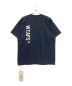 WTAPS (ダブルタップス) SIGN / SS / COTTON クルーネックTシャツ ロゴ コットン ネイビー サイズ:X03：12000円