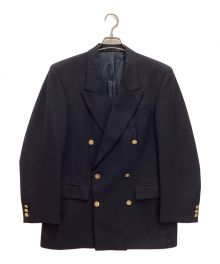 Burberry's（バーバリーズ）の古着「古着金釦ダブルブレザー　ウール」｜ネイビー