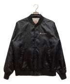 SUPREME×Championシュプリーム×チャンピオン）の古着「13SS Satin Jacket / サテンジャケット　コーチジャケット　バックロゴ」｜ブラック