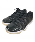 NIKEナイキ）の古着「AIR JORDAN 11 RETRO LOW/ナイキ エアジョーダン 11 レトロ ロー」｜ブラック