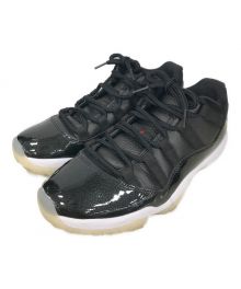 NIKE（ナイキ）の古着「AIR JORDAN 11 RETRO LOW/ナイキ エアジョーダン 11 レトロ ロー」｜ブラック