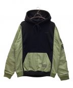 LIBEREリベーレ）の古着「MA-1 MK2 HOODIE/ビッグシルエットMA-1デザインフーディー パーカー」｜オリーブ