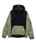 LIBERE（リベーレ）の古着「MA-1 MK2 HOODIE/ビッグシルエットMA-1デザインフーディー パーカー」｜オリーブ