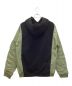 LIBERE (リベーレ) MA-1 MK2 HOODIE/ビッグシルエットMA-1デザインフーディー パーカー オリーブ サイズ:L：10000円