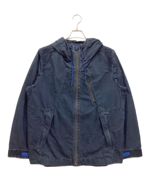 DIESEL motion division（ディーゼル モーション ディビジョン）DIESEL motion division (ディーゼル モーション ディビジョン) MDY JACKET 2 フーディ フルジップ ネイビー サイズ:Mの古着・服飾アイテム