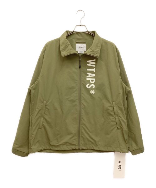 WTAPS（ダブルタップス）WTAPS (ダブルタップス) TRACK / JACKET / NYLON. TUSSAH. PERTEX. SIGN / トラックジャケット ナイロン タッサー パーテックス サイン オリーブ サイズ:X03の古着・服飾アイテム