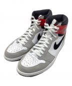 NIKEナイキ）の古着「Air Jordan 1 High OG / エアジョーダン 1 ハイ OG」｜グレー×レッド