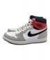 NIKE (ナイキ) Air Jordan 1 High OG / エアジョーダン 1 ハイ OG グレー×レッド サイズ:30：15000円