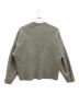 YLEVE (イレーヴ) SUPER MILLED WOOL KNIT / スーパー ミルド ウール ニット グレー サイズ:F：7000円