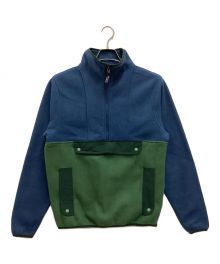 Patagonia（パタゴニア）の古着「シンチラアノラックフリースジャケット　ハーフジップ　バイカラー」｜ブルー