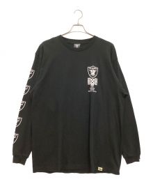 NFL×BOUNTY HUNTER×SSZ（エヌエフエル×バウンティハンター×エスエスズィー）の古着「Raiders Long Tshirt」｜ブラック