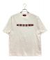 GUCCI（グッチ）の古着「“GUCCI”プリント コットンジャージー Tシャツ」｜ホワイト