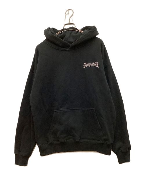 SUPPLIER（サプライヤー）SUPPLIER (サプライヤー) Cross Hoodie ブラック サイズ:Mの古着・服飾アイテム