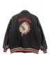 HOUSTON (ヒューストン) MELTON AWARD JACKET / メルトンアワードジャケット　スタジャン　インディアンス ブラック サイズ:XX-LARGE：15000円