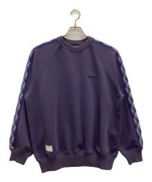 Schott（ショット）の古着「TAPING JERSEY CREW SWEAT / テーピング ジャージ クルースウェット」｜パープル