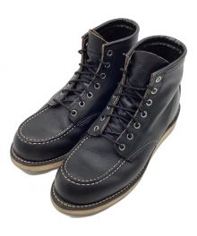 RED WING（レッドウィング）の古着「アイリッシュセッター　6インチクラシックモックトゥ　2013年製　USA製」｜ブラック