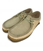 CLARKSクラークス）の古着「WALLABEE RAFFIA TAN / ワラビー ラフィア タン」｜ベージュ