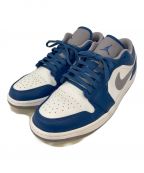 NIKEナイキ）の古着「AIR JORDAN 1 LOW TRUE BLUE」｜ブルー×ホワイト