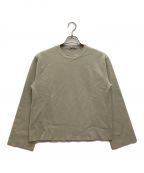 AURALEEオーラリー）の古着「SUPER MILLED SWEAT CUT-OFF P/O / スーパー ミルド スウェット カットオフ プルオーバー」｜ベージュ