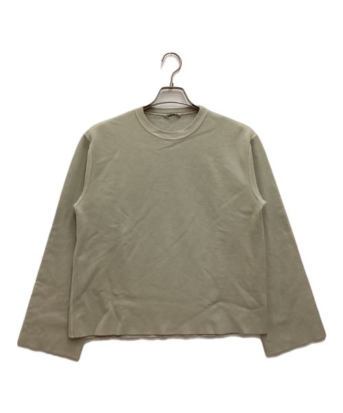 AURALEE（オーラリー）AURALEE (オーラリー) SUPER MILLED SWEAT CUT-OFF P/O / スーパー ミルド スウェット カットオフ プルオーバー ベージュ サイズ:1の古着・服飾アイテム