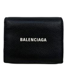 BALENCIAGA（バレンシアガ）の古着「2つ折り財布」｜ブラック