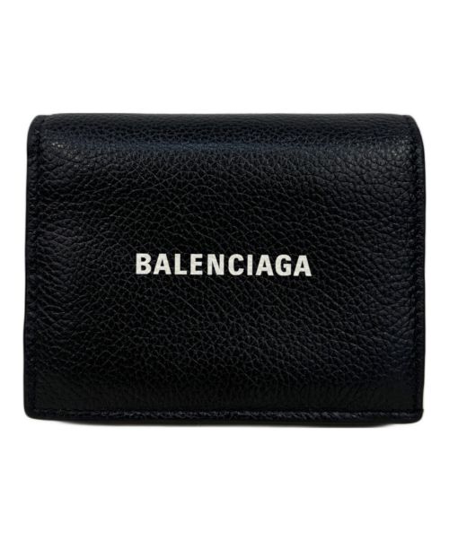 BALENCIAGA（バレンシアガ）BALENCIAGA (バレンシアガ) 2つ折り財布 ブラックの古着・服飾アイテム