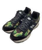 NEW BALANCE×A BATHING APEニューバランス×アベイシングエイプ）の古着「2002R BAPE Black ベイプブラック」｜ブラック×オリーブ