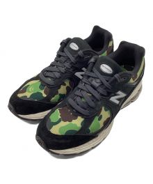 NEW BALANCE×A BATHING APE（ニューバランス×アベイシングエイプ）の古着「2002R BAPE Black ベイプブラック」｜ブラック×オリーブ