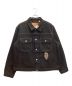 LEVI'S（リーバイス）の古着「Crispy Rinse Trucker Jacket / クリスピー リンス トラッカー ジャケット」｜ブラック