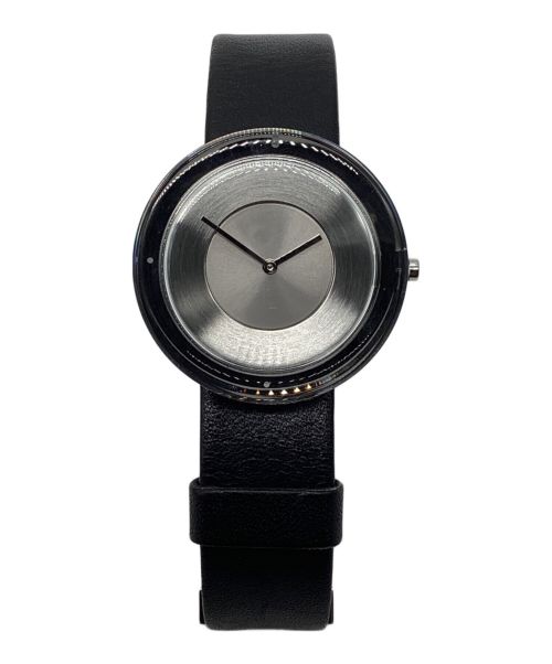 ISSEY MIYAKE（イッセイミヤケ）ISSEY MIYAKE (イッセイミヤケ) glass watch / グラスウォッチ　クォーツ　レザーベルトの古着・服飾アイテム