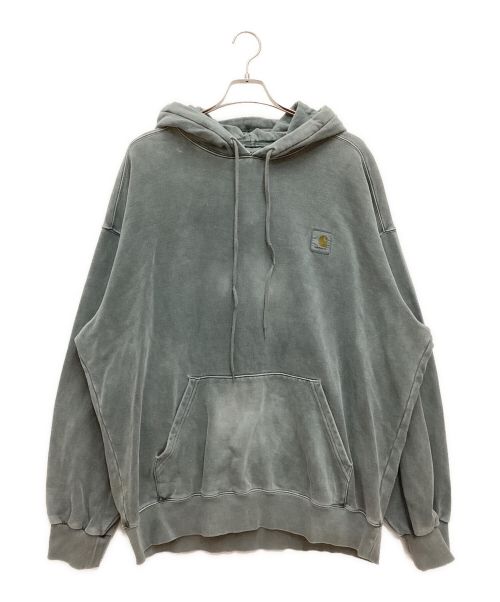 Carhartt WIP（カーハート）Carhartt WIP (カーハート) Hooded Vista Sweat / フーデッド ビスタ スウェット　プルオーバーパーカー　ピグメントダイ加工 グレー サイズ:XLの古着・服飾アイテム