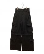 X-GIRLエックスガール）の古着「2WAY CARGO PANTS」｜ブラック